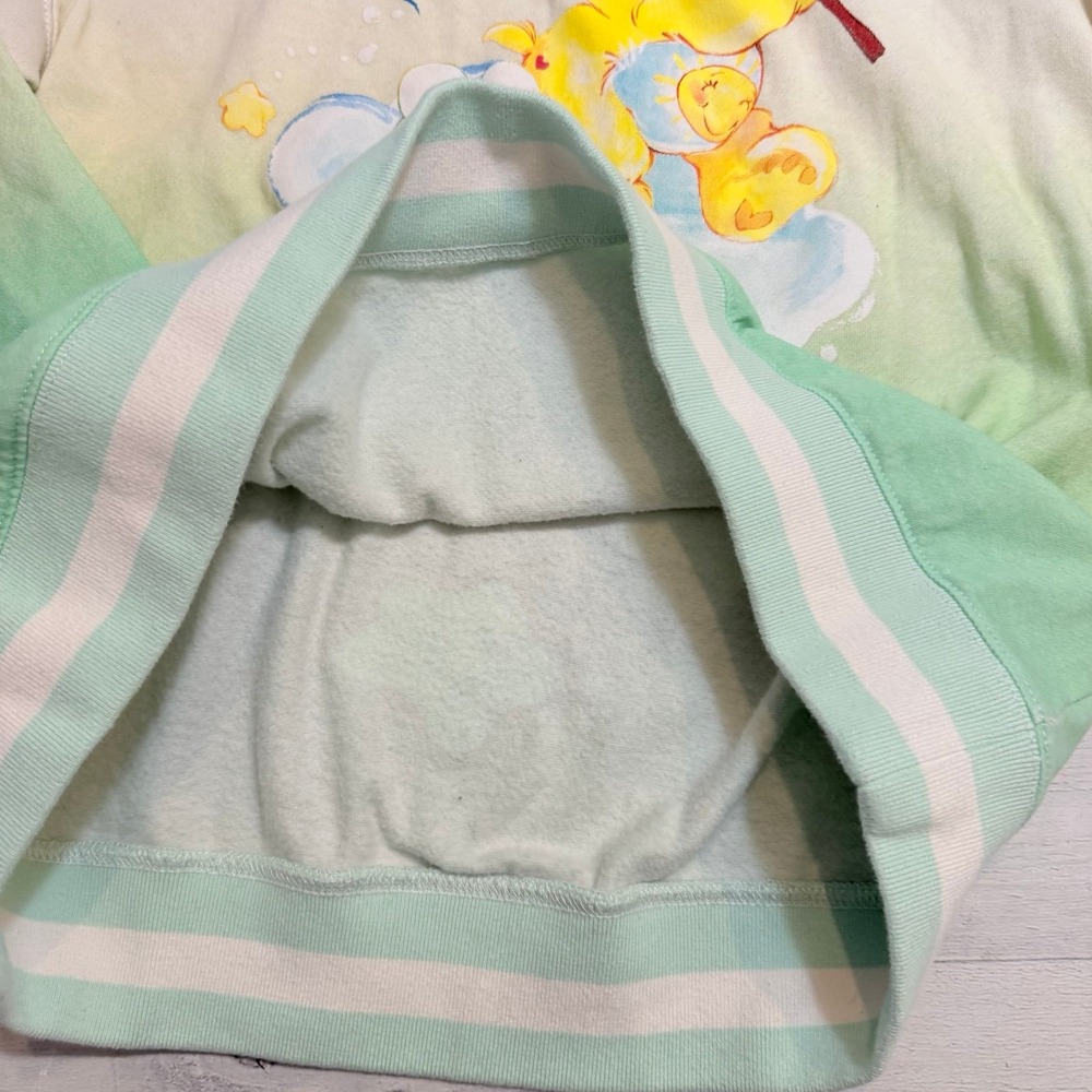 Sanrio Hello Kitty Care Bears Sweater Women Large Green Keroppi Graphic - Picture 6 of 9